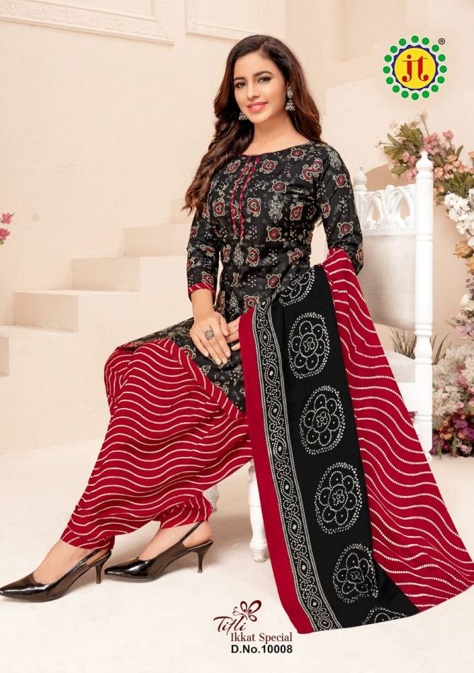 Jt Titli 10 Ikkat Special Casual Daily Wear Wholesale Dress Material Collection 